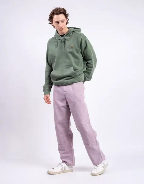 Carhartt WIP Walter Double knee pant Pink Fog garment dyed S