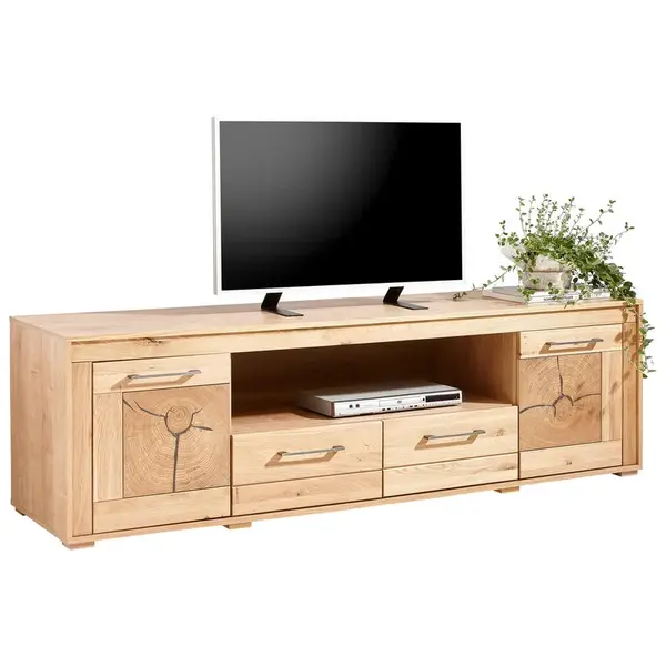Livetastic KOMODA POD TELEVIZI, dub, barvy dubu, 177/57/50 cm