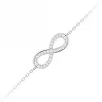 Preciosa Stříbrný náramek nekonečno Waikiki 5319 00