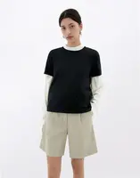 Tričko Thinking MU Sol Type Ida T-Shirt BLACK