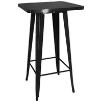 MID.YOU BAROVÝ STŮL, černá, 60/60/103,5 cm