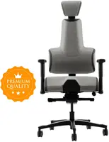 Zdravotní ergonomická židle Therapia Energy+ Black Color Collection – pro dlouhé sezení 8–12 h