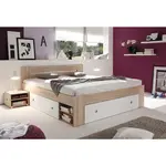 Cantus POSTELOVÁ SESTAVA, 140/200 cm, bílá, barvy dubu