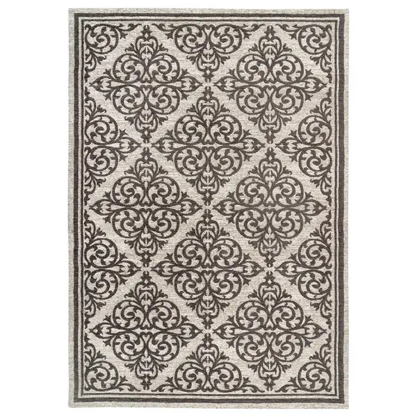 KOBEREC TKANÝ NA PLOCHO, 120/170 cm šedá