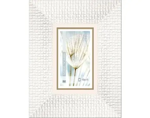 Fotorámik Glamour 10x15 cm, biely%