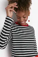 Dámske tričko s dlhým rukávom Trendyol Striped