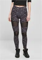 Women's leggings Tech Mesh AOP blackpaisley