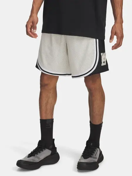 Pánské kraťasy Under Armour UA M Courtside Short-WHT - Pánské