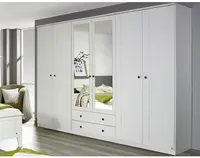 Šatníková skriňa Rosenheim, 271 cm, biela%