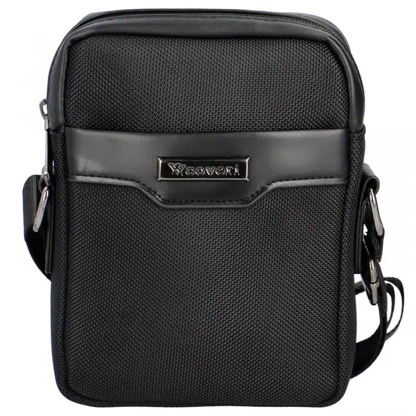 Pánska crossbody taška čierna - Coveri Leonardo