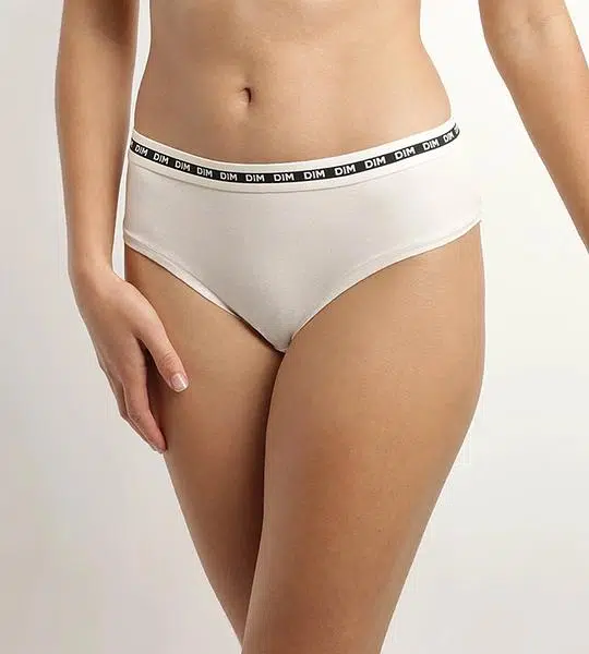 DIM ICONS SHORTY - Dámske nohavičky - smotanová