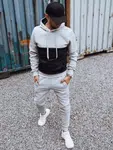 Dres męski szaro-czarny Dstreet