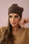 marka niezdefiniowana Čapica s fleece Iwona K221 mocca