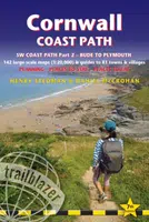 Cornwall Coast Path Trailblazer walking guide - Henry Stedman, Joel Newton