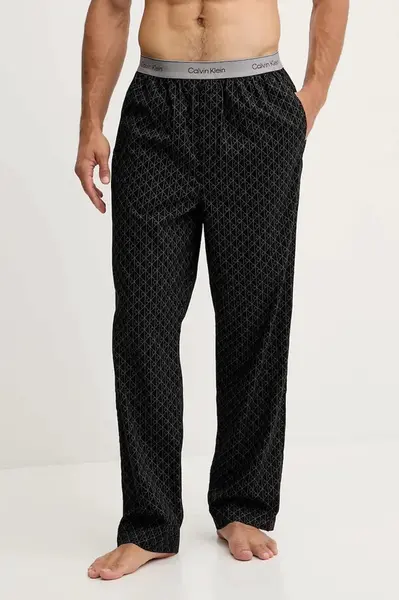 Bavlněné pyžamové kalhoty Calvin Klein Underwear pánské, černá barva, LV00NM2830