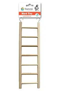 Hračka pro exoty žebřík dřevo 28cm  7stupňů