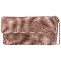 Měkké třpytivé psaníčko s kamínky Elodie, růžová