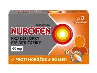 Nurofen Pro Děti 60mg 10 čípku