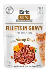 Brit Care Cat Fillets In Gravy Hearty Duck 85 g