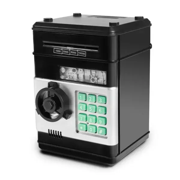 Pokladnička hladový trezor - bankomat na mince aj bankovky s PIN kódom