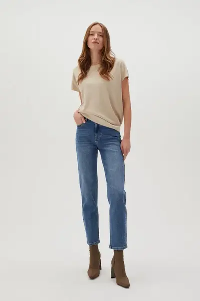 Marisse Women's Jeans L-Je-4603 D.Blue