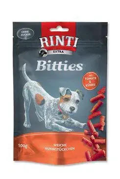 Rinti Dog Extra Mini-bits pochoutka rajče dýně  100g
