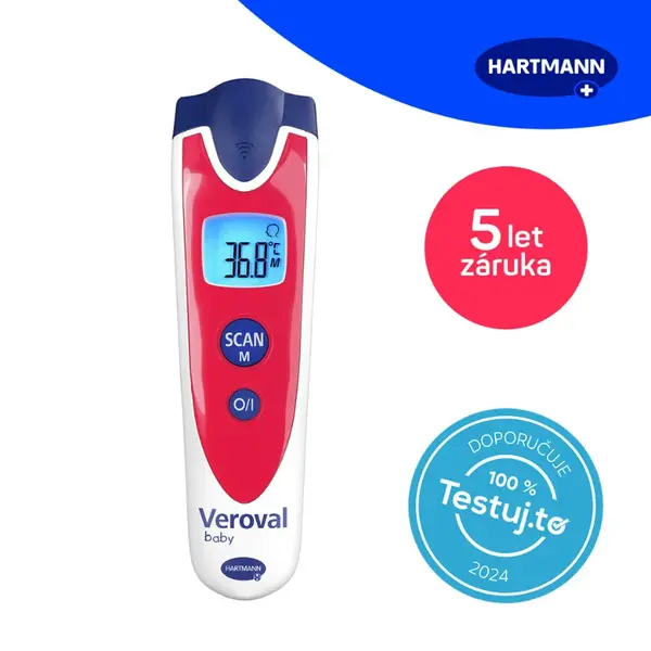 Teploměr Veroval Baby bezdotykový infračervený červený