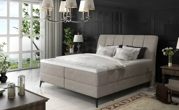 Boxspring Aderito Barva korpusu: Paros 2, Rozměr: 180 x 200 cm