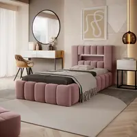 Postel Lamica 90 cm - dřevěný rám látka: Nube 24