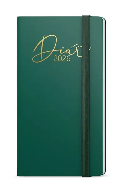 Týdenní diář 2026 Jakub Luxi kapesní zelená