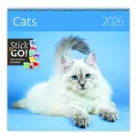 Cats 2026 - nástěnný kalendář