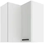 Horní rohová skříňka Luna 60x60 GN-72 2F (90°) Barva korpusu: Bílá, Barva dvířek: Bílá