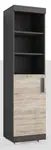 Regál P5 Barva korpusu: Wenge, Lišta: Trufla, Barva dvířek: Wenge