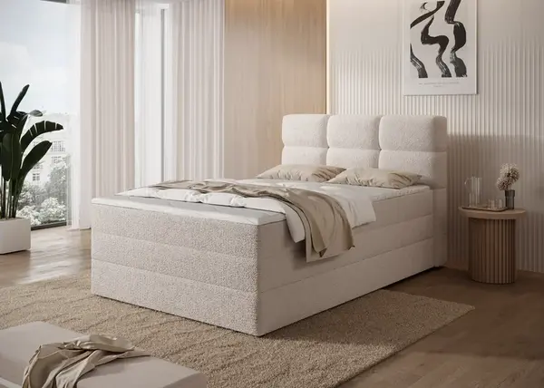 Boxspring Kasped Rozměr: 120 x 200 cm, látka: Royal 18