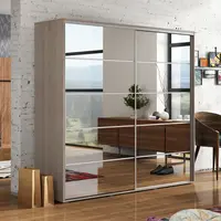 Šatní skříň Ska A19 Barva korpusu: Dub - sonoma, Rozměry: 230 cm, Dveře: Bílé