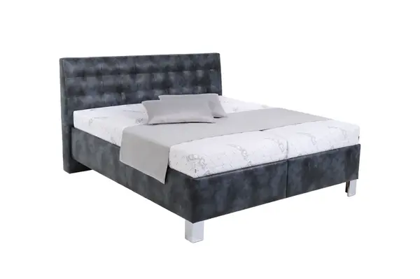 Postel Laura Rozměr: 180 x 200 cm, Matrace: Star - tvrdost 2, varianta nožiček: Dřevěné nožičky