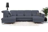 Sedací souprava Giovani do U - látka Urban Provedení: Pravá U, Nožičky: Nožičky kovové - černé, látka: Urban 6