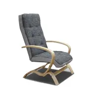 Křeslo Lux Provedení: Pouze křeslo, Nožičky: Natural, látka: AN 3326 /AN 3324