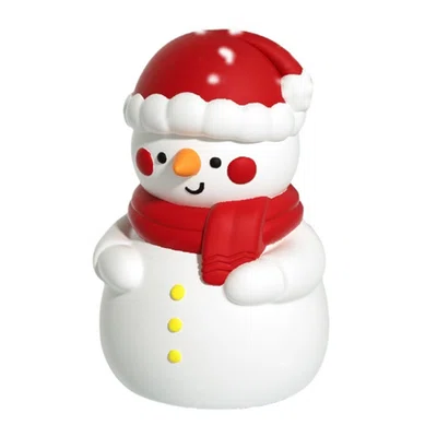Snowman Night Light Three-level White Color 500mAh Battery Christmas Gift
