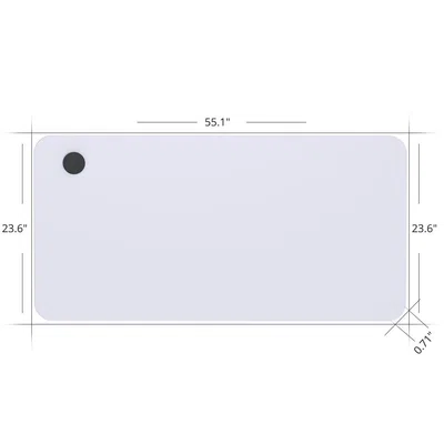 ACGAM 140*60*1.8 CM MDF Table Top for ACGAM Lifting Frame White