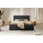 MID.YOU ČALOUNĚNÁ POSTEL, 140/200 cm, barvy grafitu