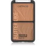 Catrice Butter Like Bronze & Contour konturovací paletka s bronzerem odstín 010 Born To Shape 9 g