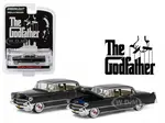 1955 Cadillac Fleetwood Series 60 Black "The Godfather" (1972) Movie "Hollywood Series" Release 14 1/64 Diecast Model Car by Greenlight