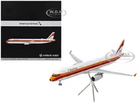 Airbus A321 Commercial Aircraft "American Airlines - PSA" (N582UW) White with Red and Orange Stripes "Gemini 200" Series 1/200 Diecast Model Airplane