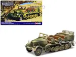 Krauss-Maffei Sd.Kfz.7 Medium Towing Half-Track AFV "Luftwaffe FlaK Gun Artillery Tractor Tunisia" (1943) German Army "Military Legends" Series 1/50