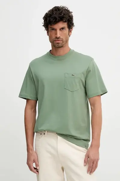 Bavlněné tričko Lacoste