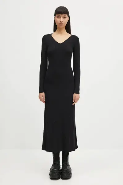 Šaty Samsoe Samsoe Sacheryl V-Neck