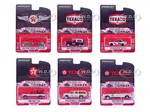 "Texaco Special Edition" Series 1 Set of 6 pieces 1/64 Diecast Model Cars by Greenlight