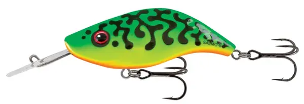 Salmo wobler sparky shad floating green tiger 4 cm