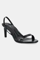 Kožené sandále Calvin Klein HEEL D'ORSAY SANDAL 70 - BRUSH L
